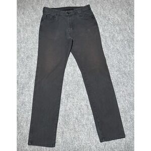 Edwin Jerseys Black Straight‎ Fit Jeans Men 30x31 Mid Rise Faded Wash Japan